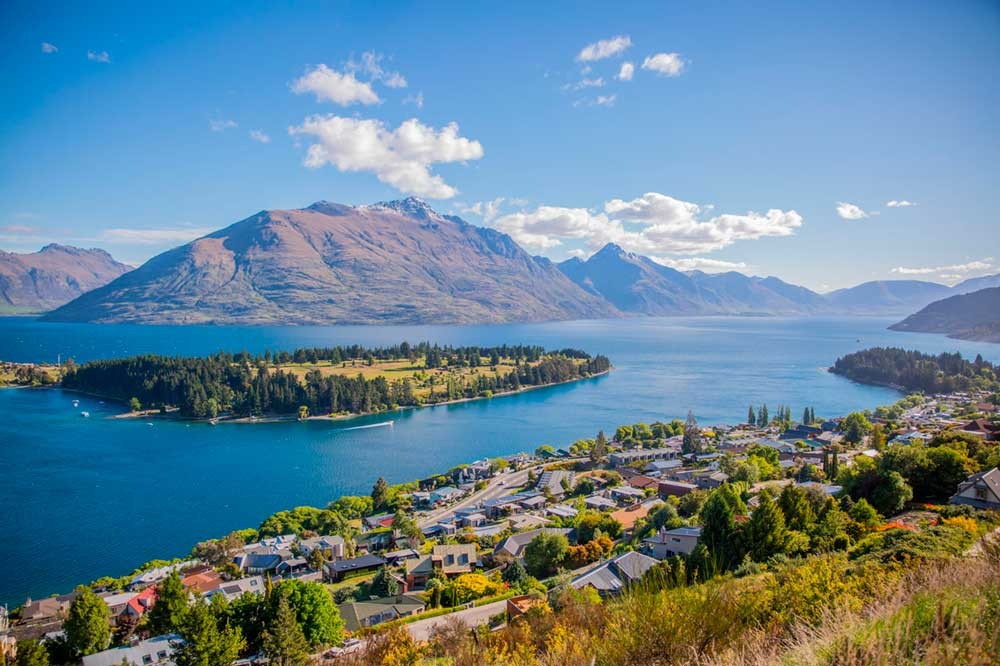 fotografía de la ciudad de Queenstown en Nueva Zelanda